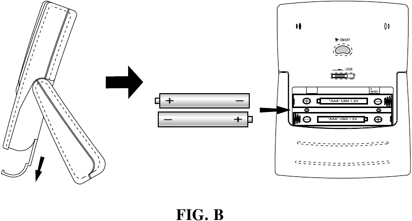 Oregon Scientific - RM822 - Introduceți bateriile - Pasul 2 Introduceți bateriile - Pasul 2