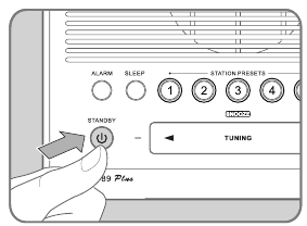 Sangean - DCR-89+ - Listening to the Radio - Step 2 Listening to the Radio - Step 2