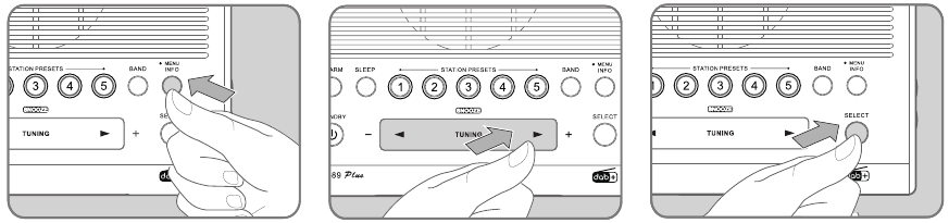 Sangean - DCR-89+ - Listening to the Radio - Step 4 Listening to the Radio - Step 4