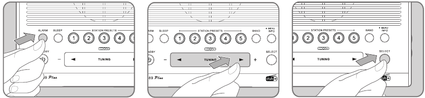 Sangean - DCR-89+ - Listening to the Radio - Step 9 Listening to the Radio - Step 9
