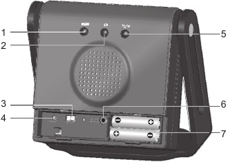 Oregon Scientific - BARM688 - HÁTSÓ NÉZET HÁTSÓ NÉZET