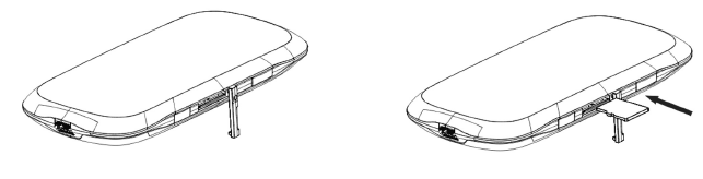 ZTE - MF60 - Introducerea cardului microSD Introducerea cardului microSD