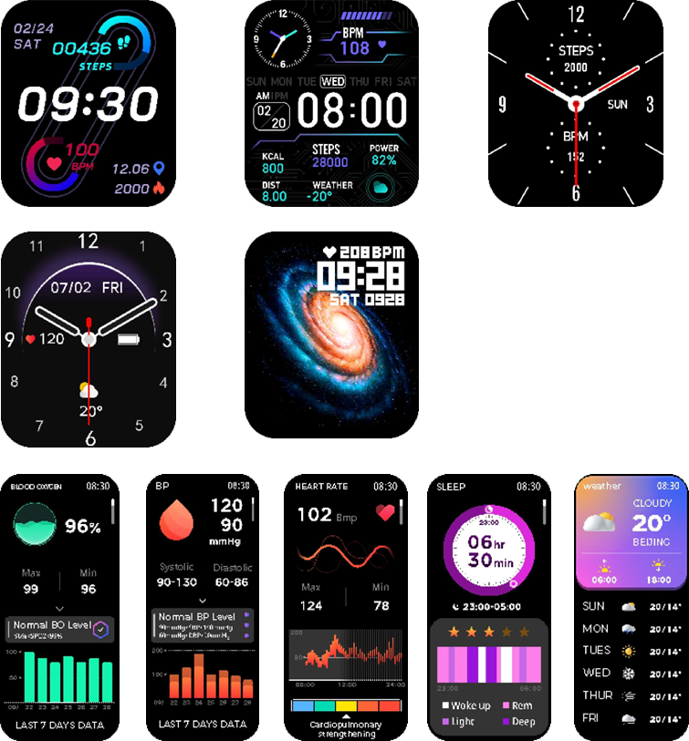 Denver - SWC-363 - Nutikella funktsioonid Nutikella funktsioonid