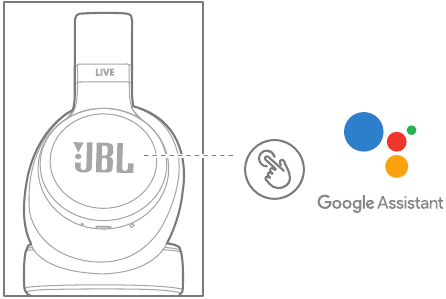 JBL - LIVE 400BT - Usando o Google Assistente Usando o Google Assistente