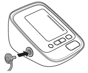 Omron - M3 - Rankos manžetės uždėjimas - 1 žingsnis Rankos manžetės uždėjimas - 1 žingsnis