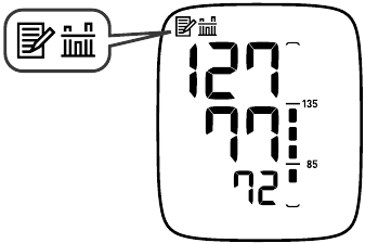Omron - RS6 - Просмотр среднего значения Просмотр среднего значения