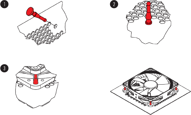 Noctua - NF-A8 5V PWM - Installation Instalación