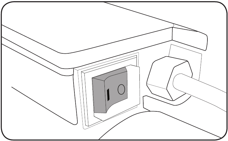 Ozito - TRP-650 - OPERAR A BOMBA - Passo 2 - Pressione o interruptor OPERAR A BOMBA - Passo 2 - Pressione o interruptor