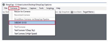 SVBONY - SV105 - Cómo usar la cámara astronómica - Paso 3 Cómo usar la cámara astronómica - Paso 3