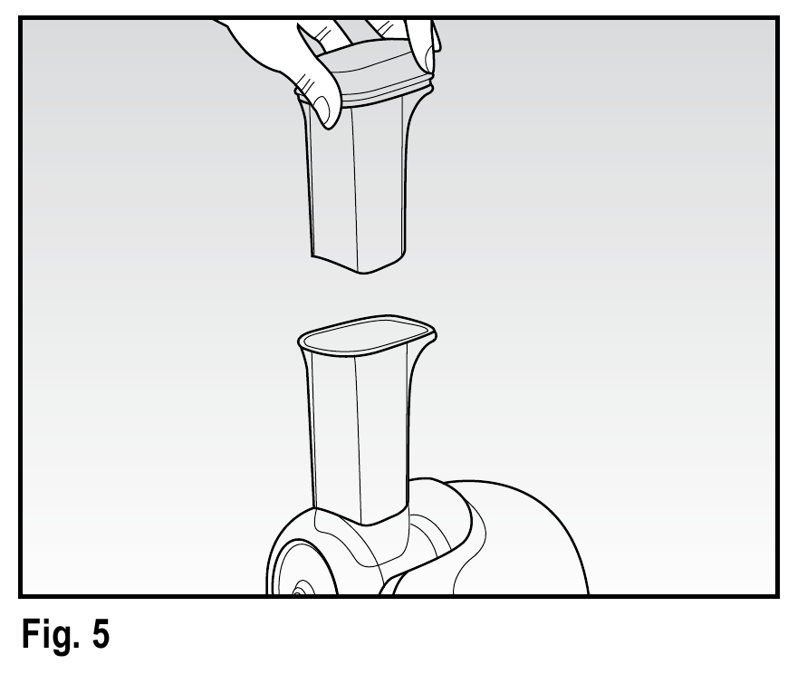 ARIETE - 632 - Preparing the sorbet - Step 4 Preparing the sorbet - Step 4