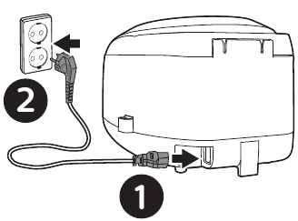 Philips - HD4515 - Pirinç Pişiriciyi Kullanma - Adım 1 - Açma Pirinç Pişiriciyi Kullanma - Adım 1 - Açma