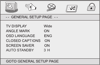Muse - M-52 DV - Genel Ayar Sayfası Genel Ayar Sayfası