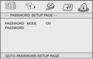 Muse - M-52 DV - Parola Ayar Sayfası Parola Ayar Sayfası