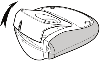 Dymo - LetraTag LT-100T - Inserting the Label Cassette - Step 1 Sette inn etikettkassetten - Trinn 1