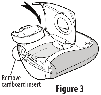 Dymo - LetraTag LT-100T - Inserting the Label Cassette - Step 2 Sette inn etikettkassetten - Trinn 2