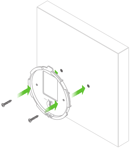 Zyxel - NWA1123-ACv2 - Montaje en pared / techo - Paso 2 Montaje en pared / techo - Paso 2