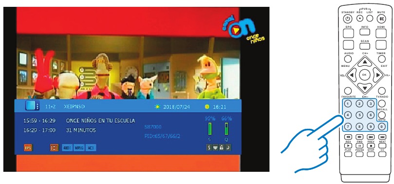 Steren - 208-900 - KANALLAR NASIL DEĞİŞTİRİLİR - Seçenek 1 KANALLAR NASIL DEĞİŞTİRİLİR - Seçenek 1