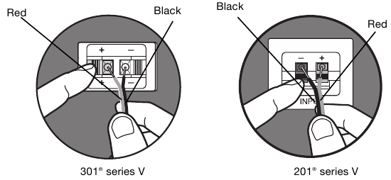 Bose - 201 Series V - Терминал қосылымдарын жасау Терминал қосылымдарын жасау
