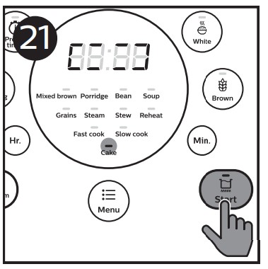 Philips - HD4535 - Торт пісіру - 3-қадам Торт пісіру - 3-қадам