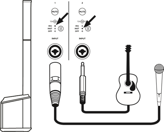Bose - L1 Pro8 - Tipo de conexión - Músico solista Tipo de conexión - Músico solista