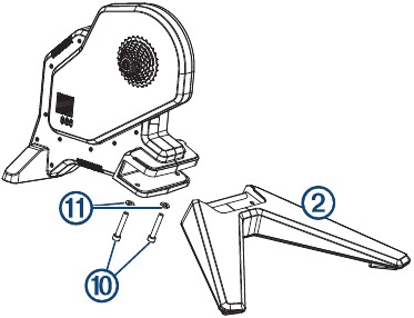 Tacx - FLUX 2 - Cómo acoplar la bicicleta al rodillo - Paso 1 Cómo acoplar la bicicleta al rodillo - Paso 1