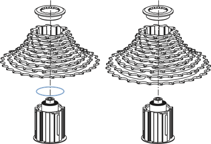 Tacx - FLUX 2 - Montaje del cassette - Paso 2 Montaje del cassette - Paso 2