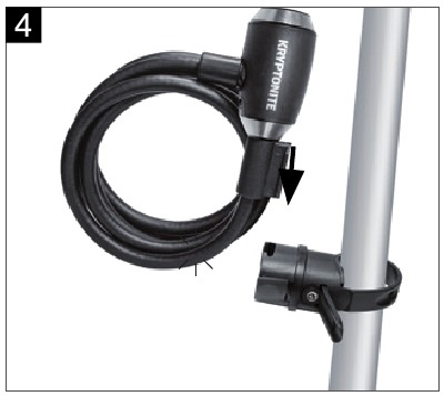 Kryptonite - 1018 - Bracket installation - Step 4 Bracket installation - Step 4