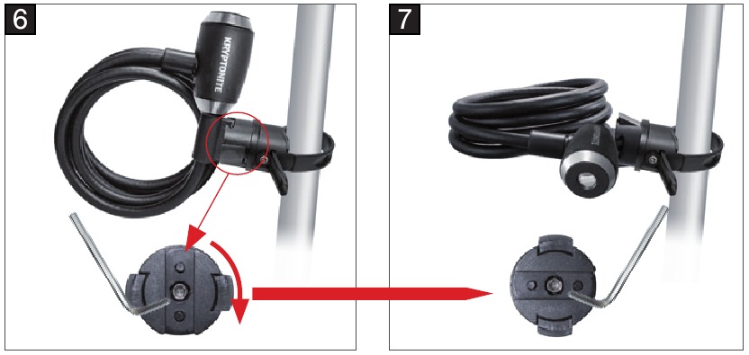 Kryptonite - 1018 - Bracket installation - Step 6 Bracket installation - Step 6