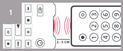 One for all - URC 1912 - ҚАШЫҚТАН БАСҚАРУ ПУЛЬТІНЕ ЖАҢА ФУНКЦИЯ ҮЙРЕНУ - 1-қадам ҚАШЫҚТАН БАСҚАРУ ПУЛЬТІНЕ ЖАҢА ФУНКЦИЯ ҮЙРЕНУ - 1-қадам