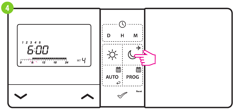 ENGO CONTROLS - E901RF - Foydalanuvchi (4-9) dasturlarini tanlash va dasturlash - 4-qadam Foydalanuvchi (4-9) dasturlarini tanlash va dasturlash - 4-qadam