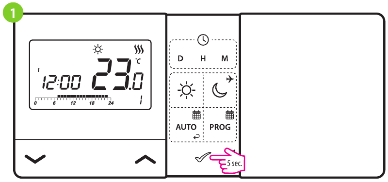 ENGO CONTROLS - E901RF - O'rnatuvchi parametrlari - 1-qadam O'rnatuvchi parametrlari - 1-qadam