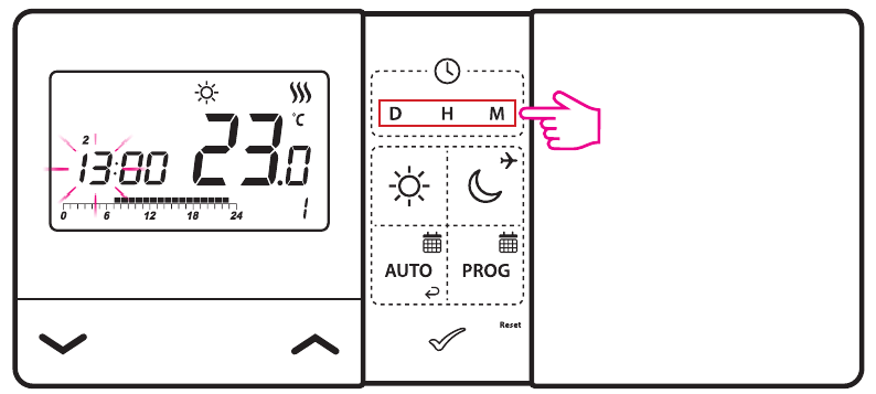 ENGO CONTROLS - E901RF - Vaqtni sozlash / Sanani sozlash Vaqtni sozlash / Sanani sozlash