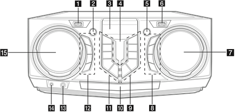 LG - CJ45 - Voorpaneel Voorpaneel