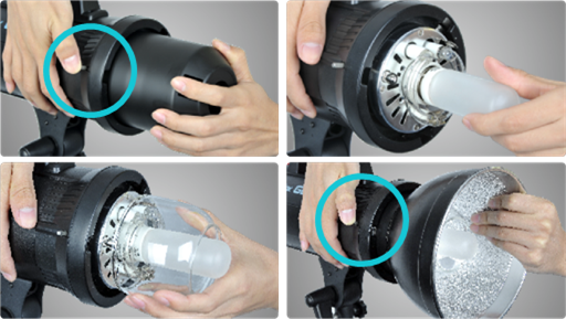 Godox - QS400II - Preparação do Flash Preparação do Flash