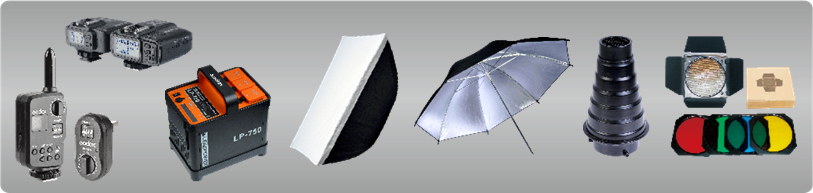 Godox - QS400II - Acessórios vendidos separadamente Acessórios vendidos separadamente