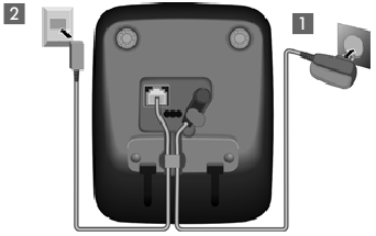 Gigaset - AS180 - Tugijaama ühendamine Tugijaama ühendamine