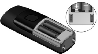 Gigaset - AS180 - Akude sisestamine ja akukatte sulgemine - Samm 1 Akude sisestamine ja akukatte sulgemine - Samm 1