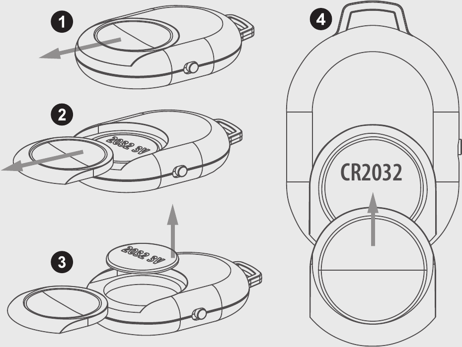 DigiPower - DP-VRL1 - Ndryshimi i baterisë në telekomandën Bluetooth Ndryshimi i baterisë në telekomandën Bluetooth