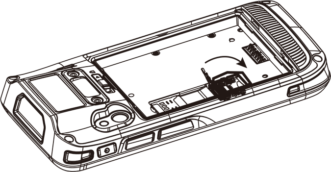 iData - 50 - Kuingiza TF Kadi - Hatua ya 3 Kuingiza TF Kadi - Hatua ya 3