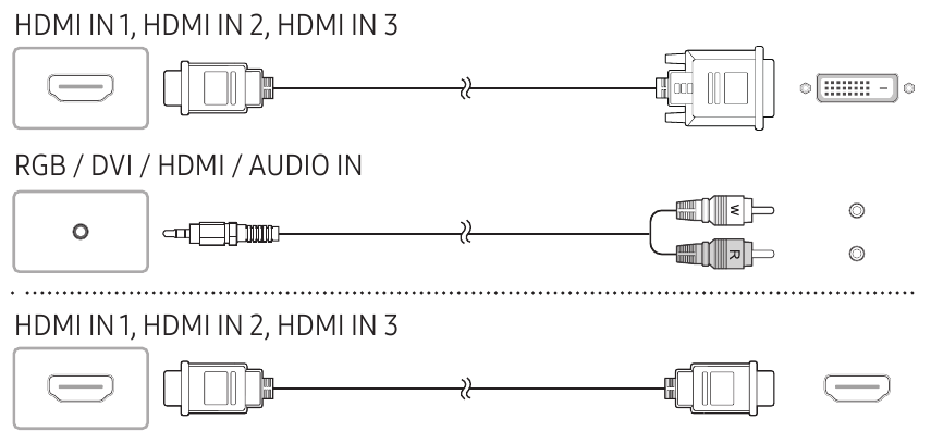 Samsung - QM85F - Kuunganisha kwenye Kifaa cha Video Kuunganisha kwenye Kifaa cha Video