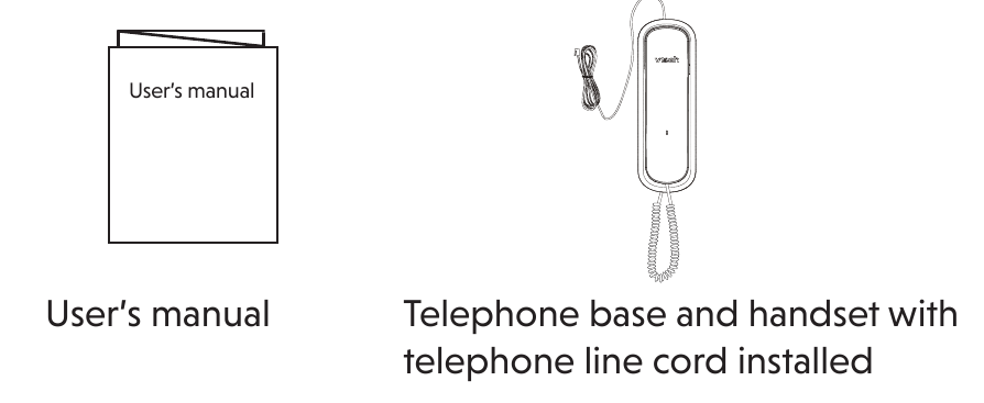 VTech - CD1103 - Lista de verificare a componentelor Parts checklist