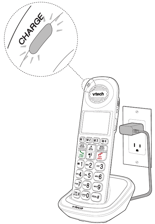 VTech - SN5107 - Töltse az akkumulátort Töltse az akkumulátort