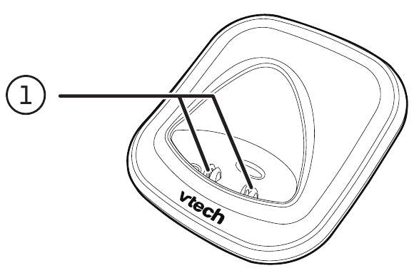 VTech - SN5107 - Töltő áttekintése Charger overview