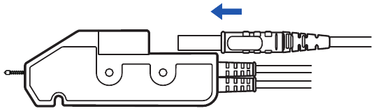 Hioki - L2003 - Pripojenie vratného kábla - Krok 1 Pripojenie vratného kábla - Krok 1