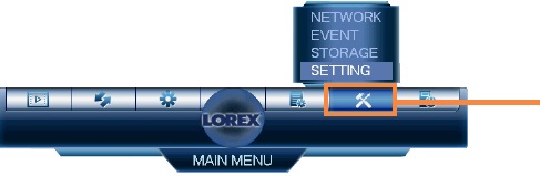 Lorex - LNR600X Series - De datum en tijd instellen - Stap 1 De datum en tijd instellen - Stap 1