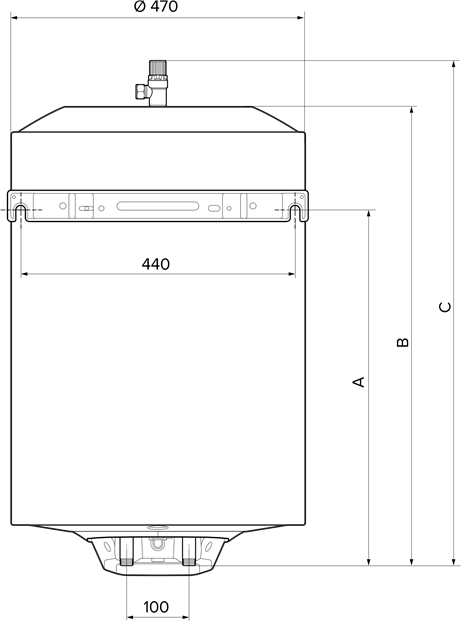 Ariston - PRO1 ECO - Installationsschema Installationsschema