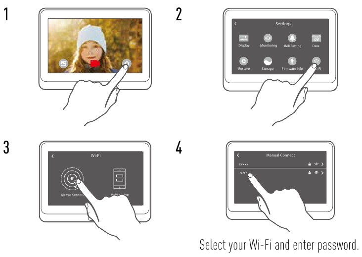 EZVIZ - DP1 - Connect to Wi-Fi Connect to Wi-Fi