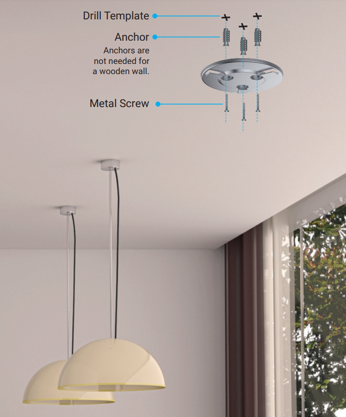EZVIZ - C6W - Installation de la base Installation de la base