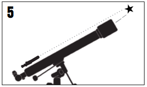 Celestron - PowerSeeker 70EQ - ВЫРАВНИВАНИЕ ИСКАТЕЛЯ - Шаг 2 ВЫРАВНИВАНИЕ ИСКАТЕЛЯ - Шаг 2