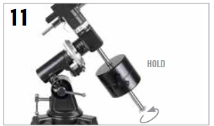 Celestron - PowerSeeker 70EQ - Как использовать - Шаг 11 Как использовать - Шаг 11